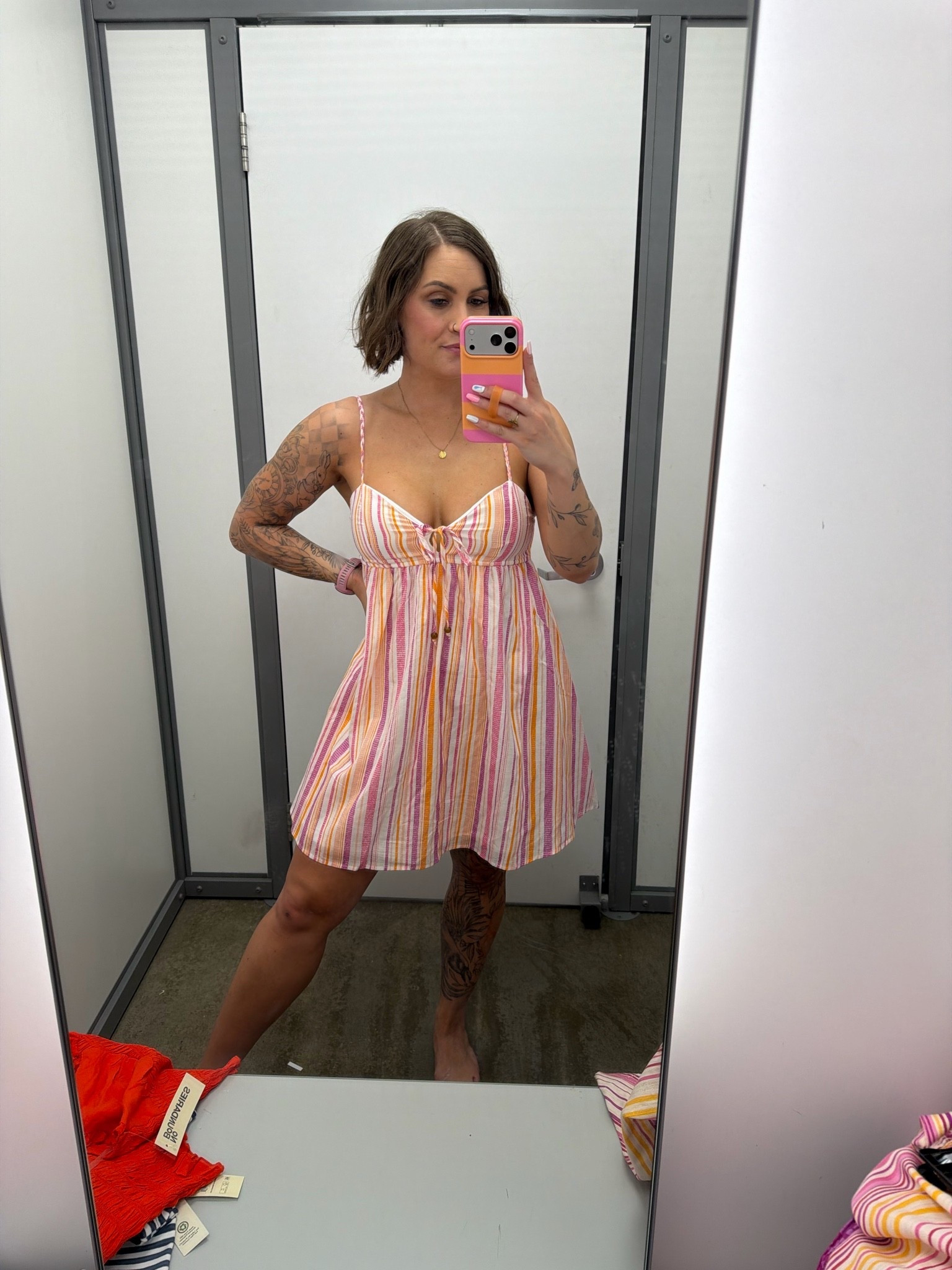 This dress is so pretty and has a built in bra! Straps are adjustable. I’m wearing a small.

#LTKSeasonal #LTKTravel #LTKootd