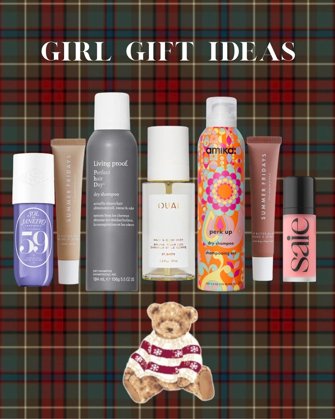 Girl, gift ideas!! all from my 13-year-old daughter! 