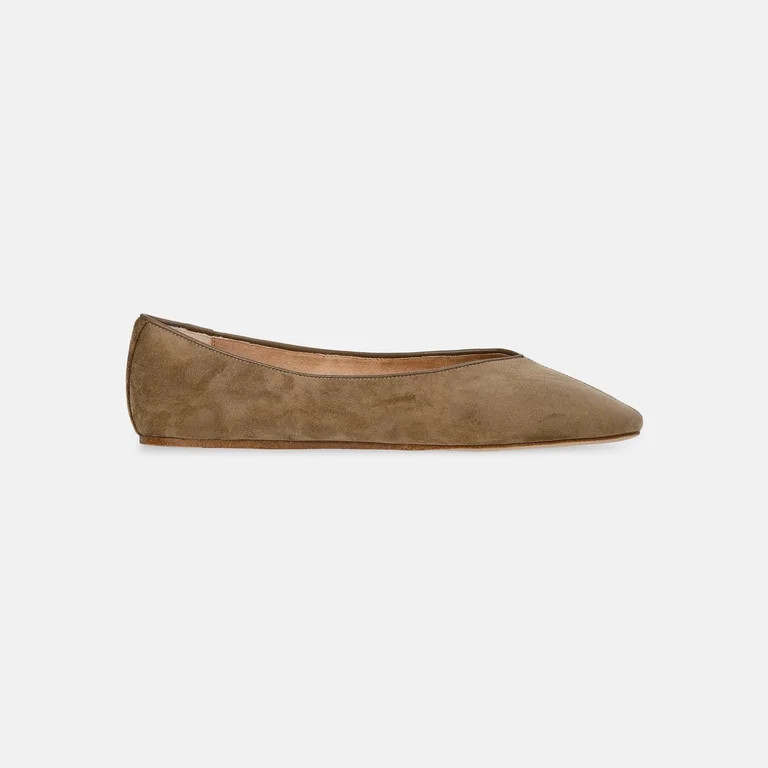 Scenario Women's Faux Suede Ballet Flats | Walmart (US)