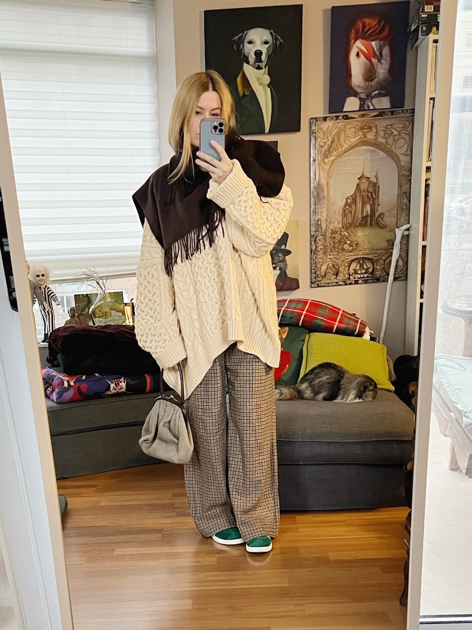 Who else is done Christmas shopping? I have one more item (watercolour paints) that I need to pick up but I’m going to see if there are any art supply store sales this weekend. A nice set of watercolours is expensive 😬
Bag is vintage Miu Miu.

.  #falllook  #torontostylist #StyleOver40  #secondhandFind #fashionstylist #slowfashion #FashionOver40  #vintagemiumiu #malenebirger  #frankieshop #MumStyle #genX #genXStyle #shopSecondhand #genXInfluencer #WhoWhatWearing #genXblogger #secondhandDesigner #Over40Style #40PlusStyle #Stylish40


#LTKover40 #LTKstyletip #LTKshoecrush