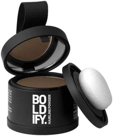 BOLDIFY Hairline Powder - Root Touch Up Hair Color for Gray Coverage - Bald Spot Concealing Hair ... | Amazon (US)