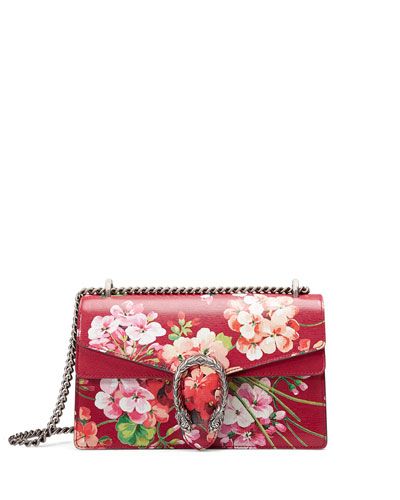 Dionysus Blooms Small Shoulder Bag, Red | Neiman Marcus