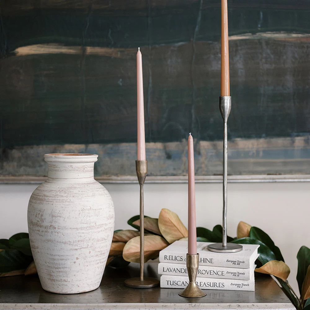 12.4" Hand Painted Terracotta Vase | CG Hunter