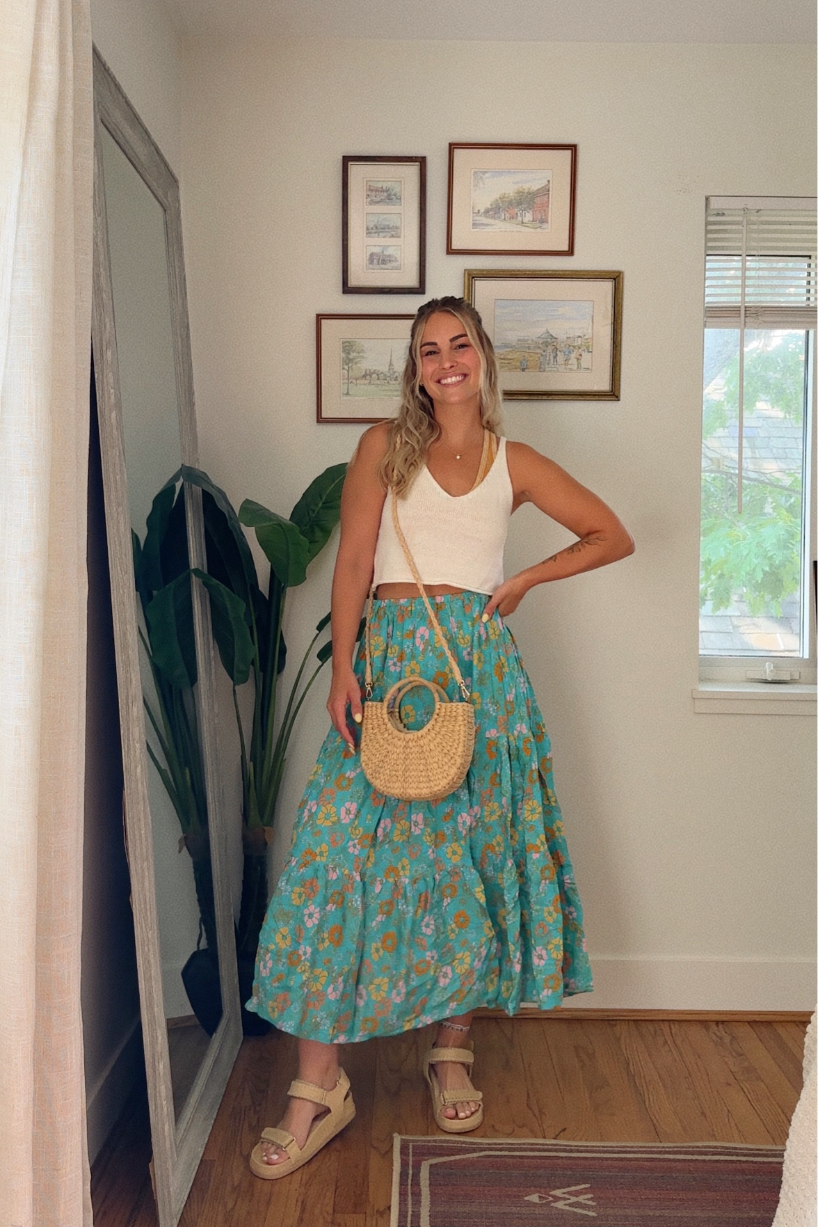 This skirt isn’t available anymore but linking the same style- just different pattern! 

#LTKStyleTip #LTKSeasonal #LTKTravel