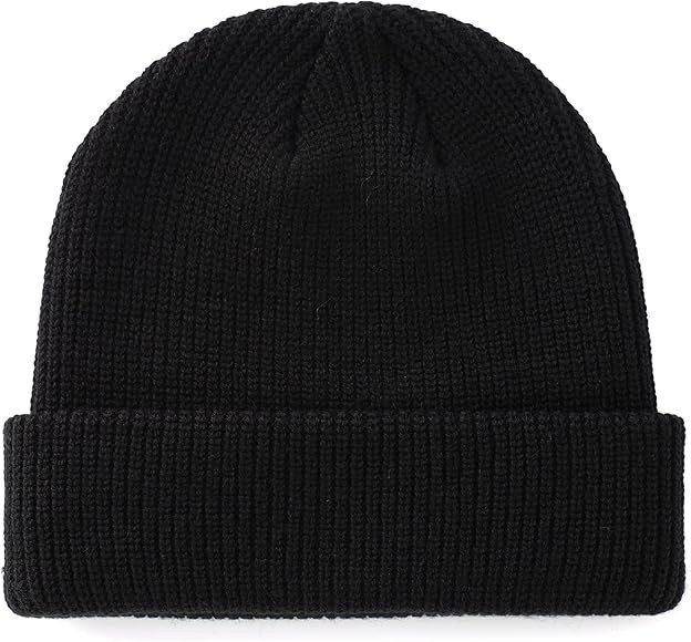 Connectyle Classic Men's Warm Winter Hats Acrylic Knit Cuff Beanie Cap Daily Beanie Hat | Amazon (CA)