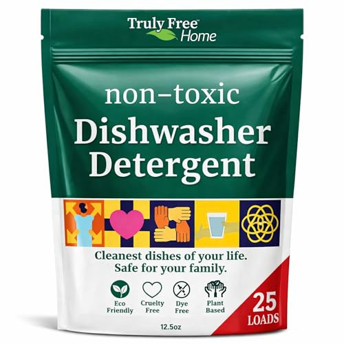 Truly Free Dishwasher Detergent Powder | Natural Dish Detergent, Dishwasher Soap | Plastic Free, ... | Amazon (US)