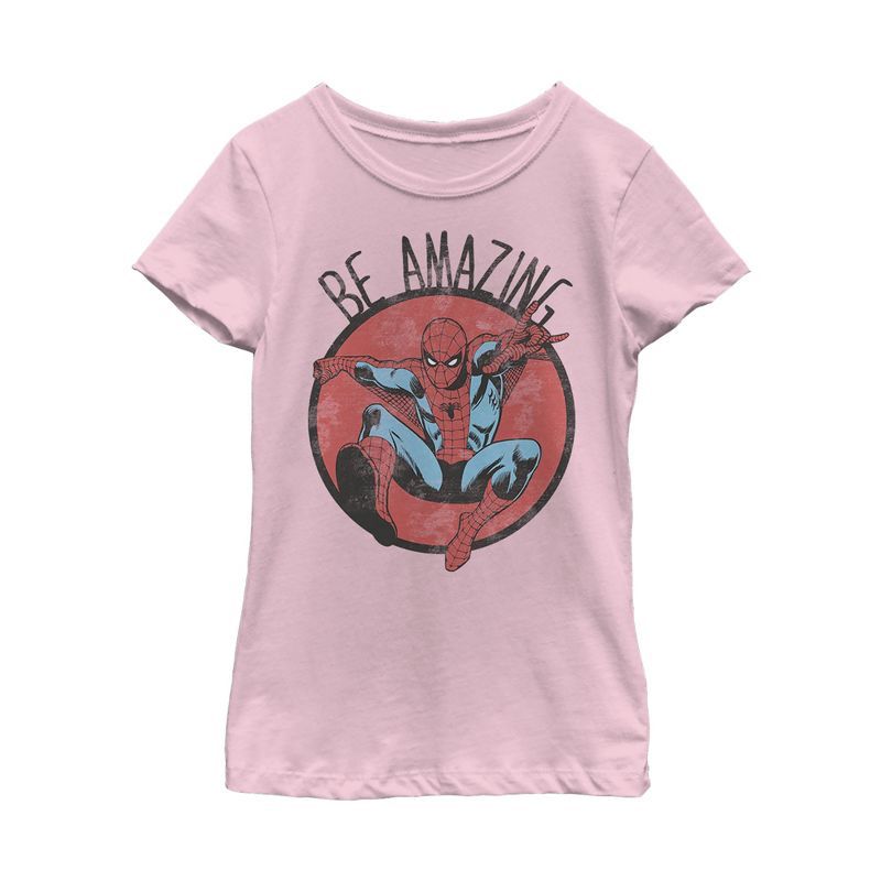 Girl's Marvel Spider-Man Be Amazing T-Shirt | Target