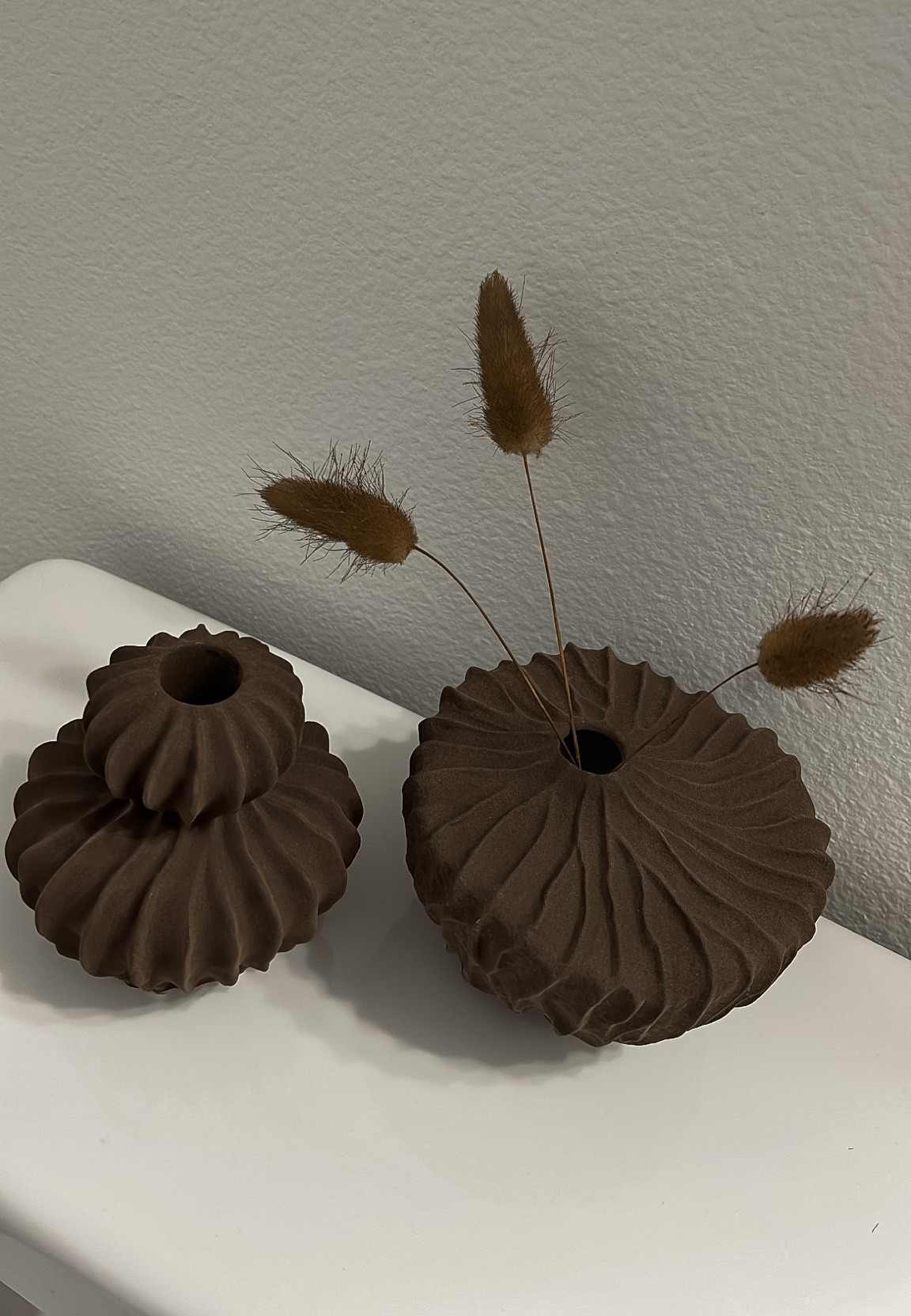 H&M flash sale. Stoneware vases candle holder ceramic textured brown beige white home decor brown bunny tails 

#LTKhome #LTKunder100 #LTKsalealert