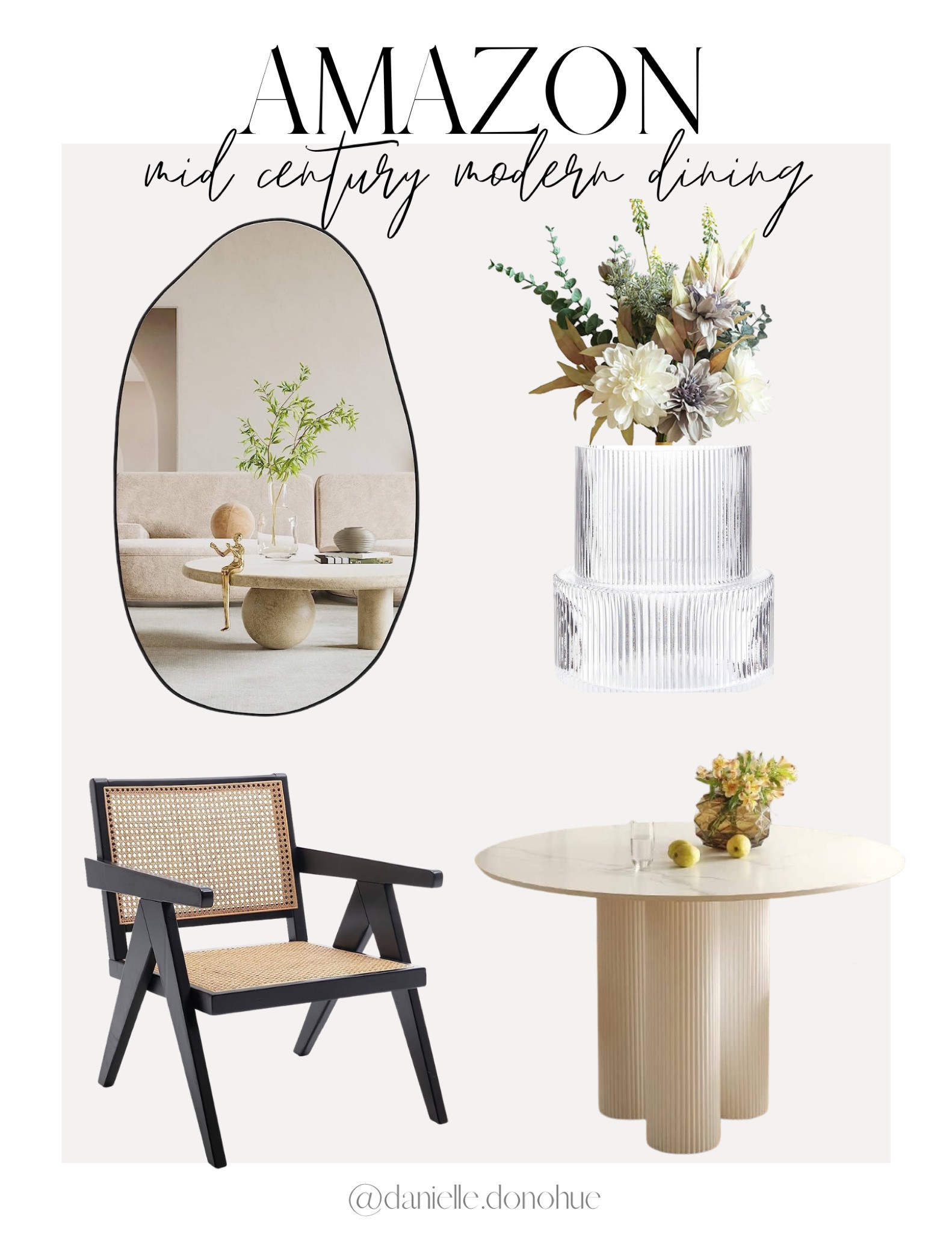 Amazon mid century modern dining. Organic modern, boho chic modern. Mid Century Glam. Neutral home decor. Amazon home finds, modern style, budget decor, splurge or save favorites. Budget friendly home finds, deals, designer looks for less.

#LTKstyletip #LTKFind #LTKhome