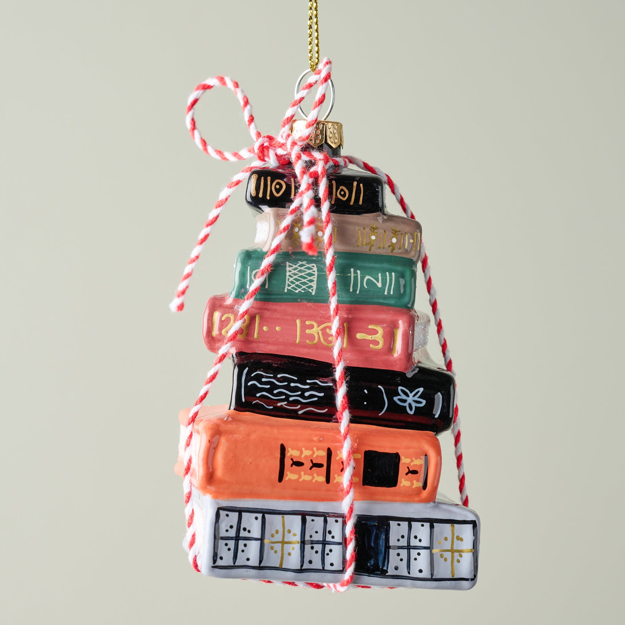 Bookstack Ornament | Magnolia