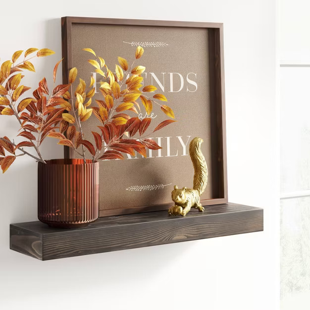 Floating Wood Wall Shelf - Threshold™ | Target