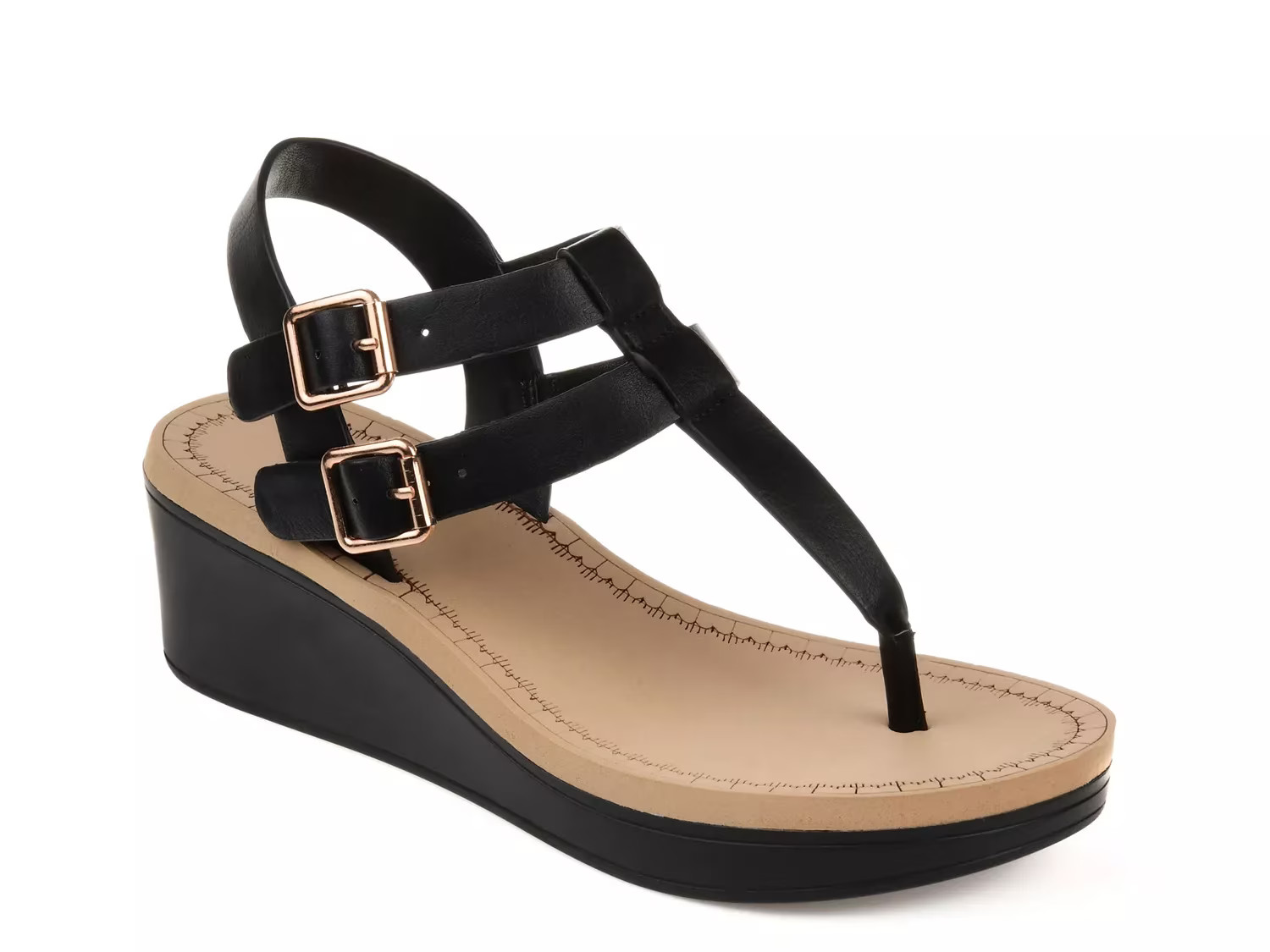 Journee Collection Bianca Wedge Sandal | DSW