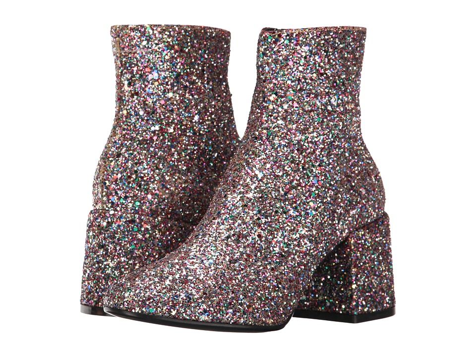 MM6 Maison Margiela - Glitter Bootie (Multicolor Glitter) Women's Boots | Zappos