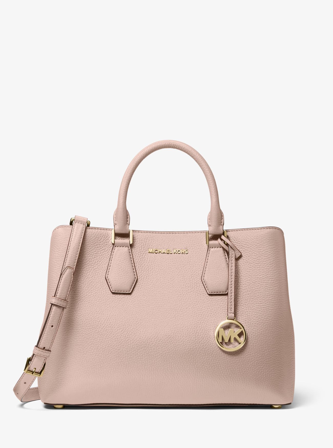 Camille Large Pebbled Leather Satchel | Michael Kors (UK)