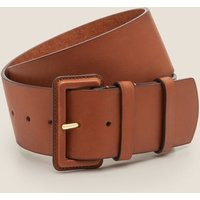 Wide Leather Belt Brown Women Boden, Tan | Boden (UK & IE)