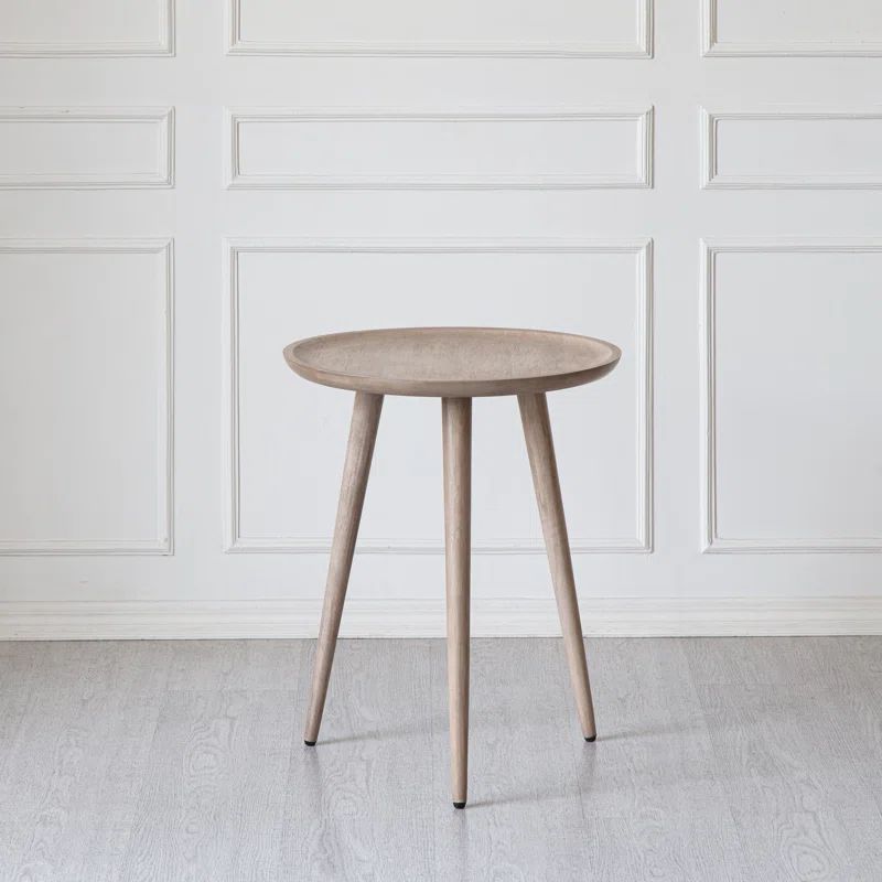 Jasma Solid Wood 3 Legs End Table | Wayfair North America