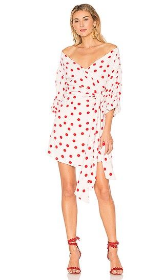 Lovers + Friends Gabriel Dress in Strawberry | Revolve Clothing (Global)