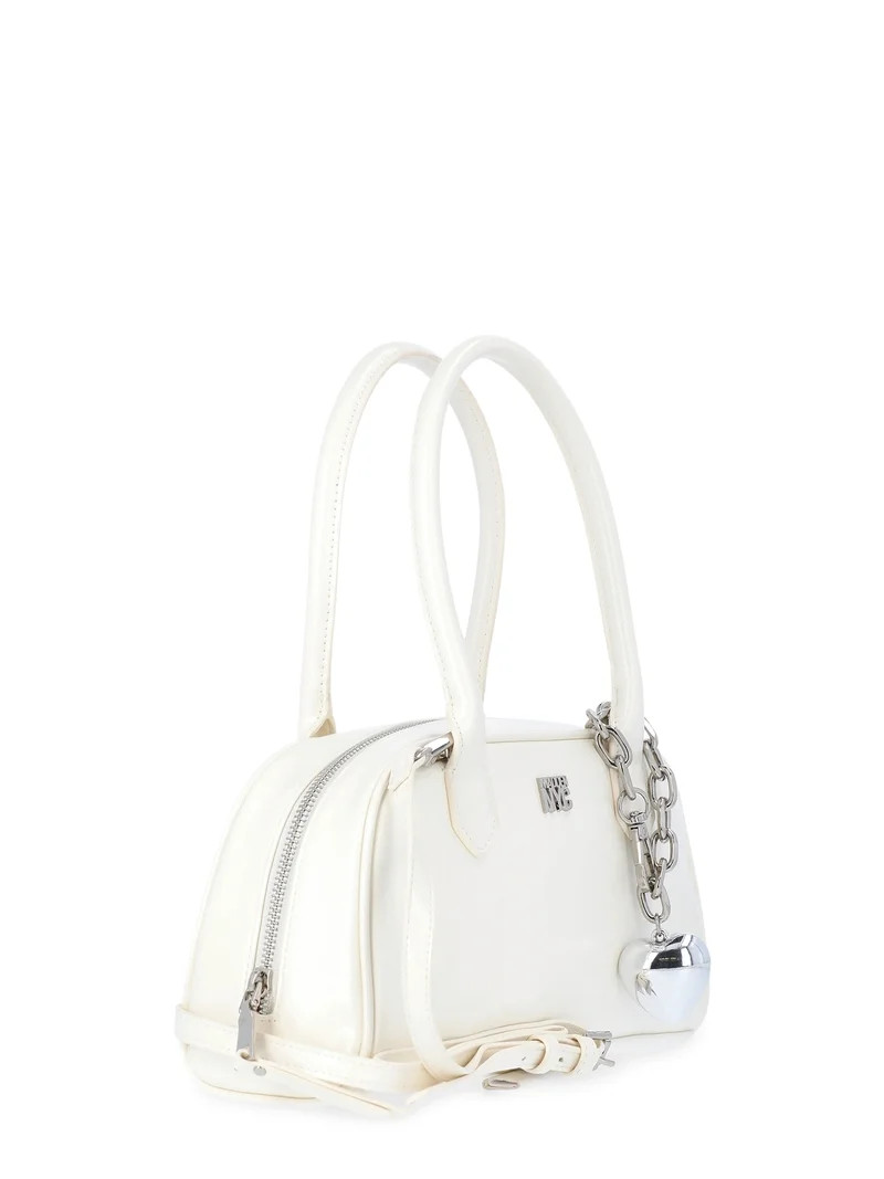 Madden NYC Women's East West Bowler Bag, White | Walmart (US)