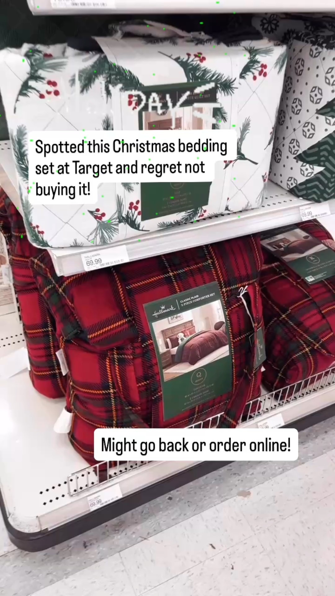 Spotted this Hallmark Christmas bedding set at Target and regret not buying it right away! Might go back or order online. 

I love the red plaid and it’s fun to change up decor for the holidays. The set is under $100! 

#christmas #home #decor #bedding #targethaul #targetfinds

#LTKSeasonal #LTKFindsUnder100 #LTKHome