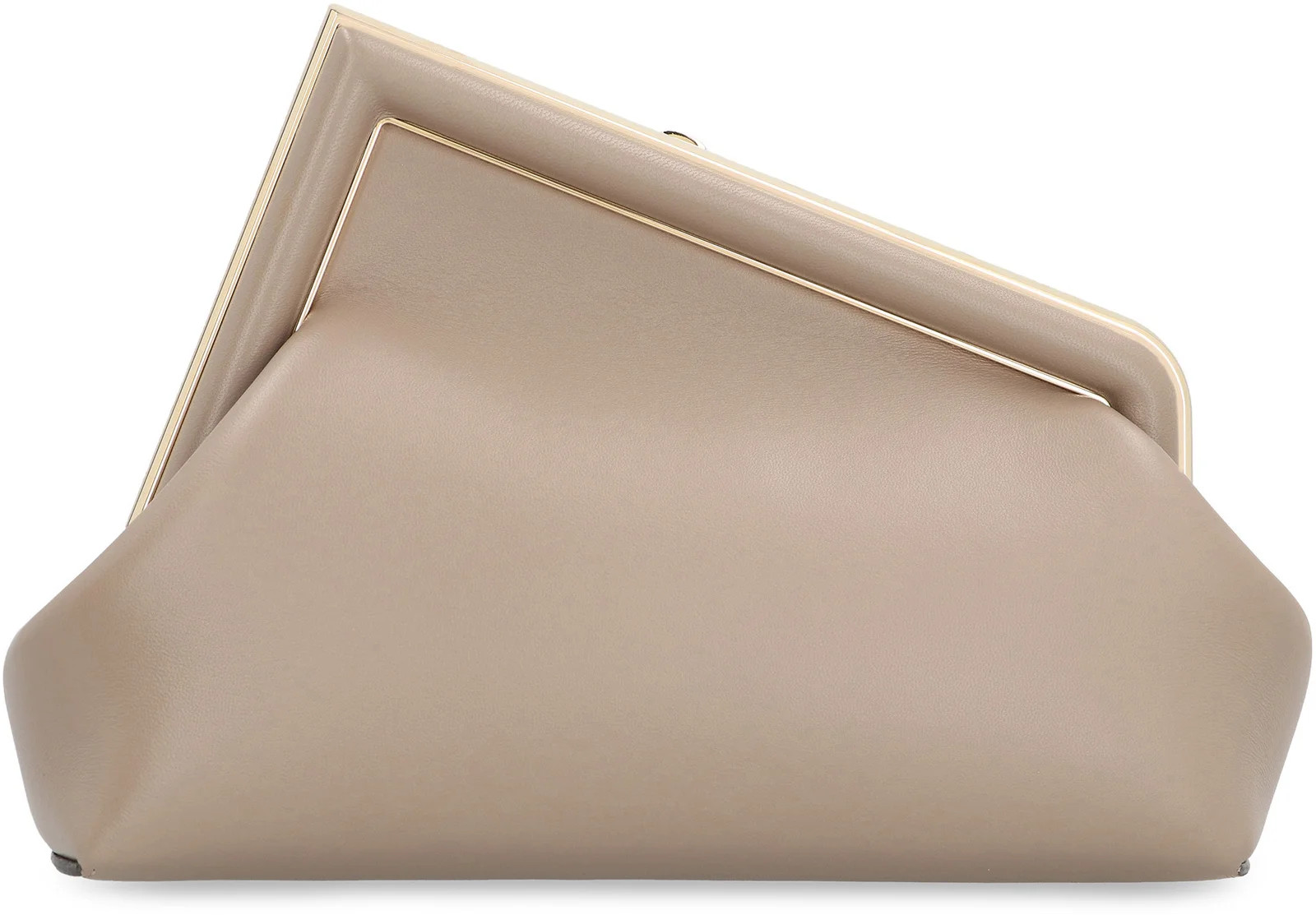 Fendi First Logo Detailed Small Clutch Bag | Cettire Global