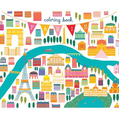 Paris Coloring Book - (Paperback) | Target