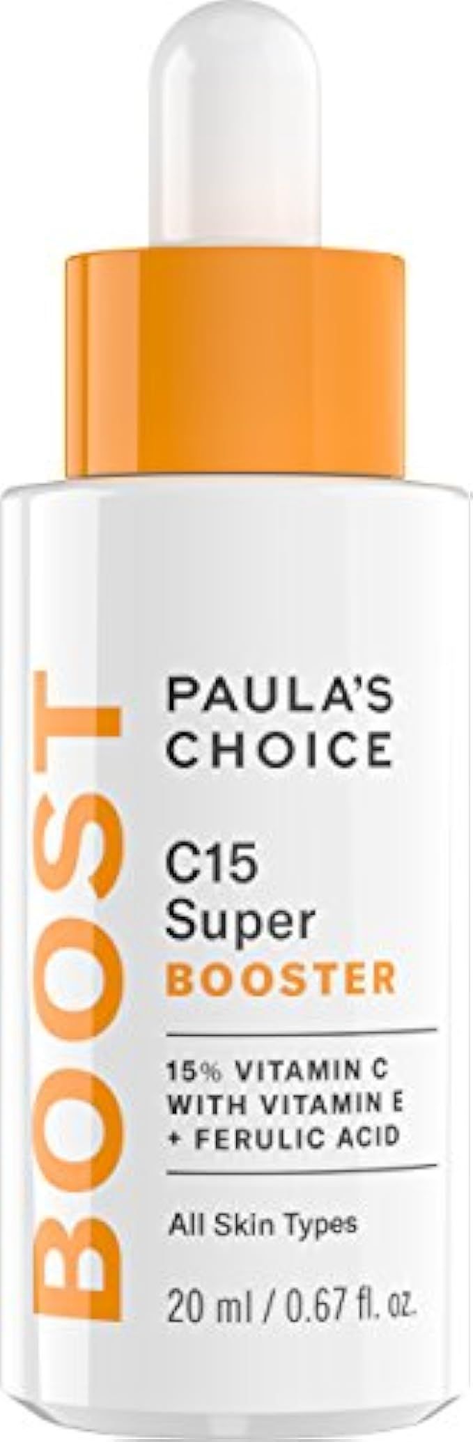 Paula's Choice BOOST C15 Super Booster 15% Vitamin C with Vitamin E and Ferulic Acid for All Skin Ty | Amazon (US)
