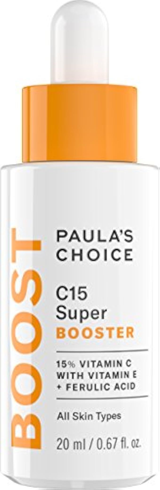Paula's Choice BOOST C15 Super Booster 15% Vitamin C with Vitamin E and Ferulic Acid for All Skin Ty | Amazon (US)