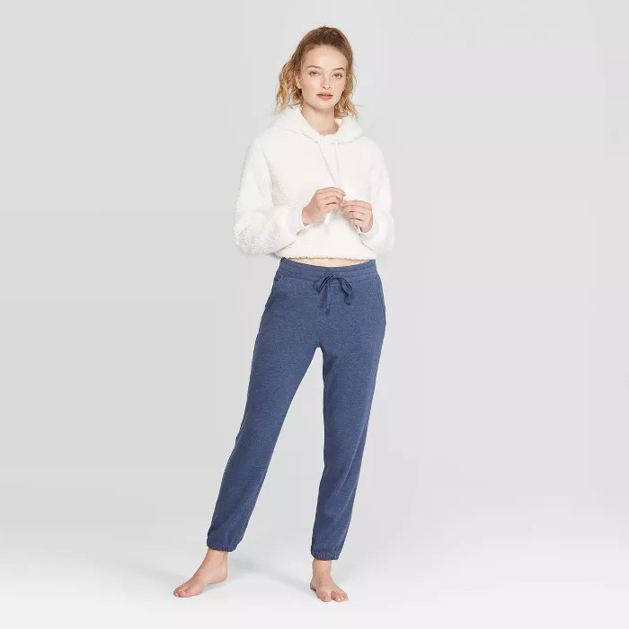 Women's Cozy Sherpa Lounge Sweatshirt - Colsie™ | Target