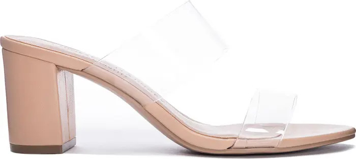 Chinese Laundry Robinn Clear Strap Slide Sandal (Women) | Nordstromrack | Nordstrom Rack