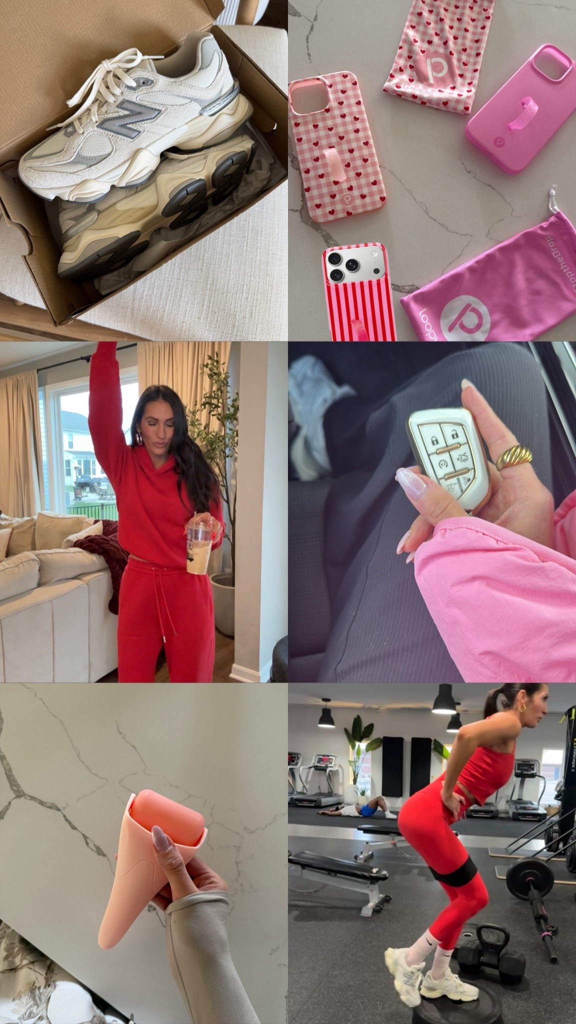 Favorite everyday sneakers
Cute new valentines phone cases use code LEFFEW for 10% off
Amazon key fob cover 
Love my ice roller I use it daily!! ❤️
Red set bottom right is my fave Amazon activewear 
Abercrombie set - so comfy!! 


#LTKselfcare #LTKValentine #LTKootd
