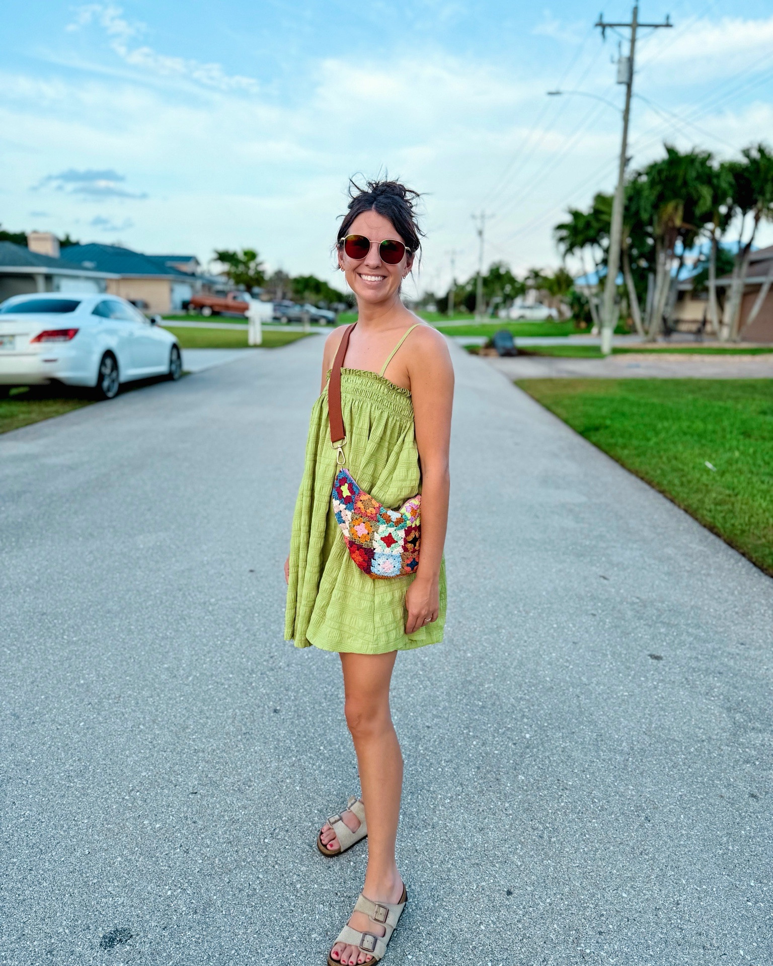 wearing xs in my dress and 36 in my Birkenstock sandals 💚

#LTKgrwm #LTKootd #LTKPetite