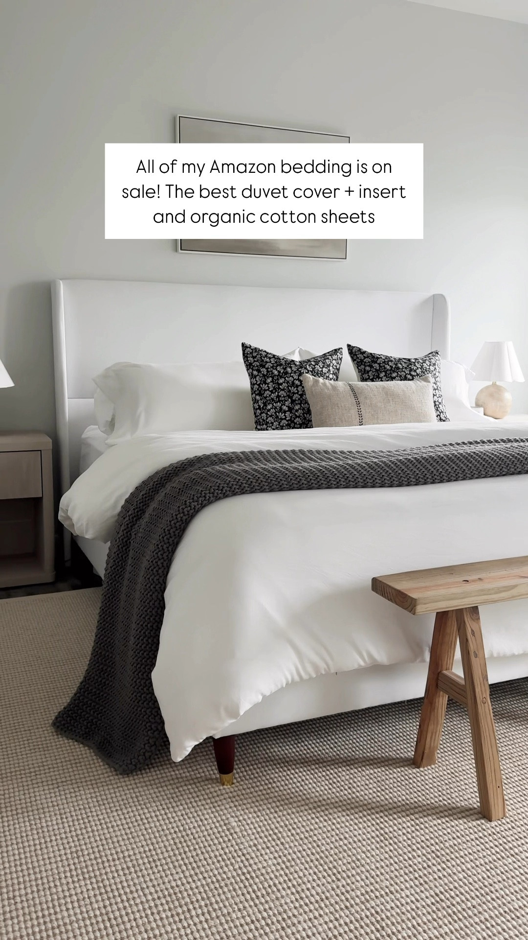 White Amazon bedding on sale

#LTKHome #LTKFindsUnder50 #LTKSaleAlert