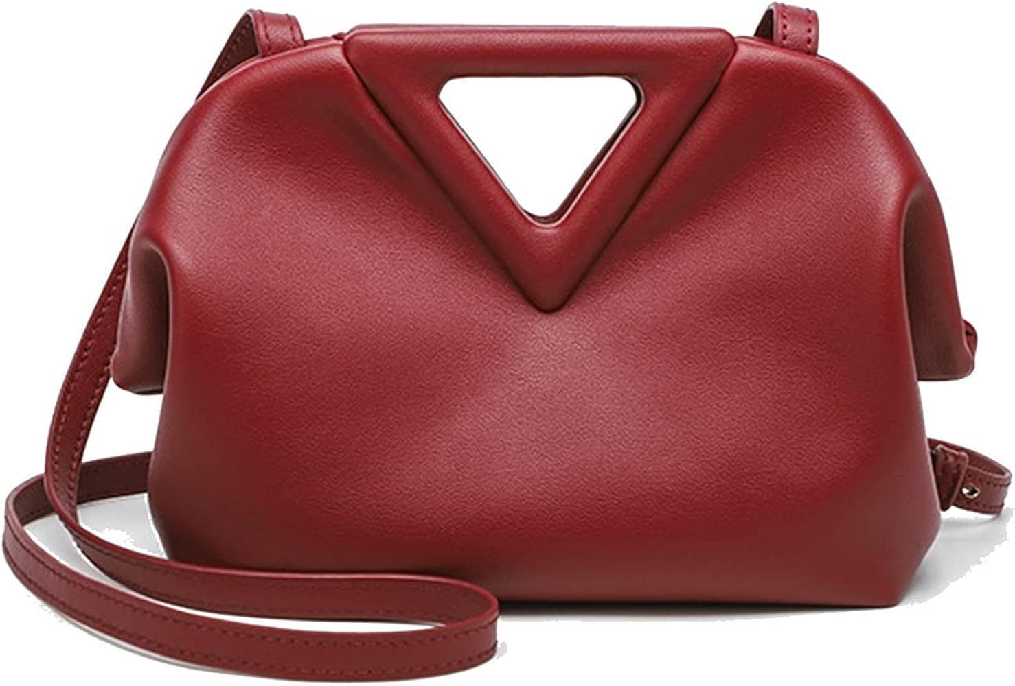 Women's Shoulder Handbags,Leather Cream Purses Dumpling Bag,Crossbody Evening Bags Soft,for Party... | Amazon (US)