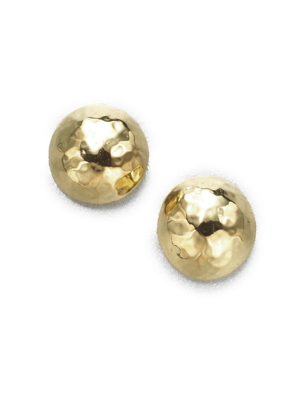 Ippolita Classico Small 18K Yellow Gold Hammered Pinball Stud Earrings | Saks Fifth Avenue (UK)