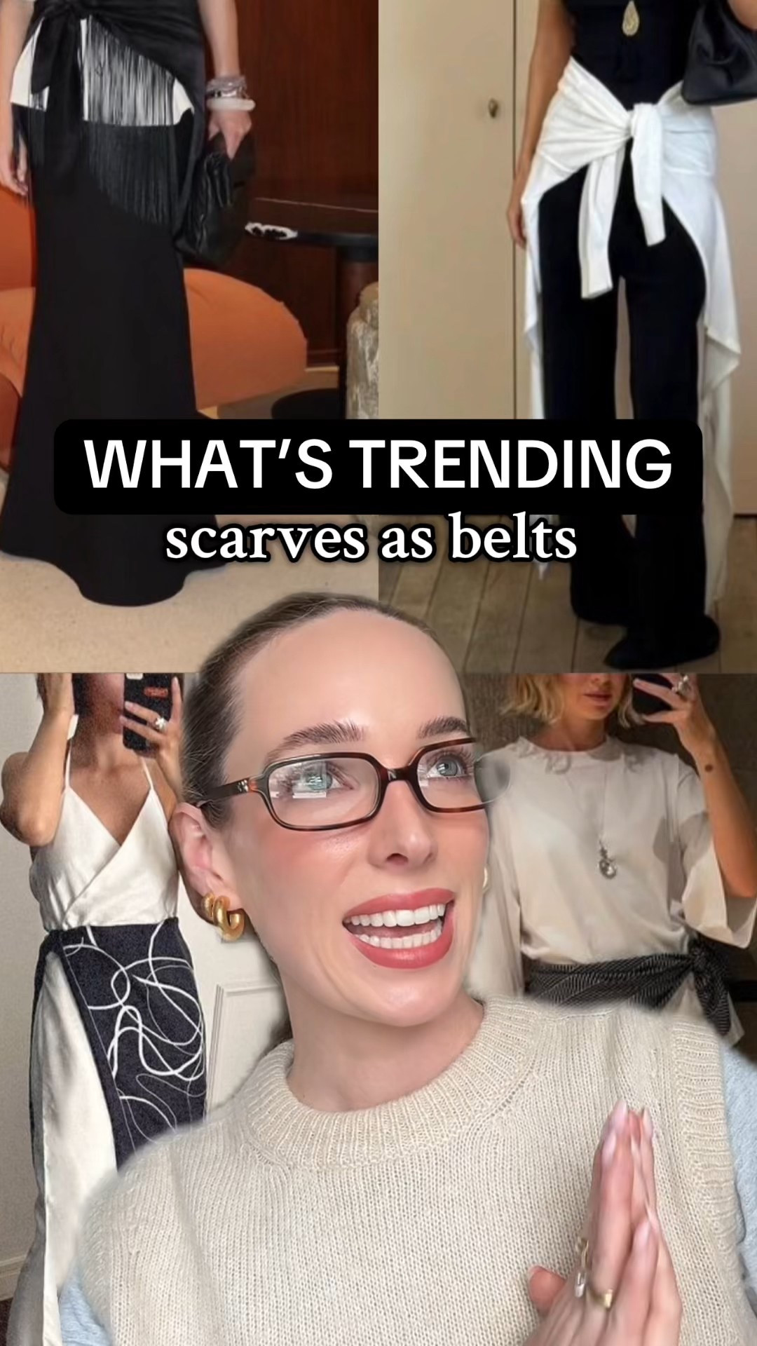 What's trending: scarves as belts
This is a summer trend we're going to be seeing right into autumn winter - it's such an easy layering hack - will you be trying it out?🤎 
#trendreport #summertrends #autumntrends #fashiontrends #scarfbelt #scarfstyling #scarflayering

#LTKstyletip #LTKeurope #LTKautumn