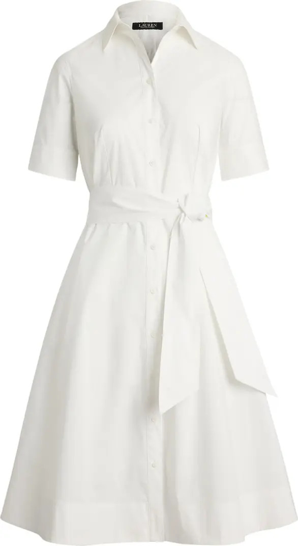 Lauren Ralph Lauren Cotton Blend Shirtdress | Nordstrom | Nordstrom