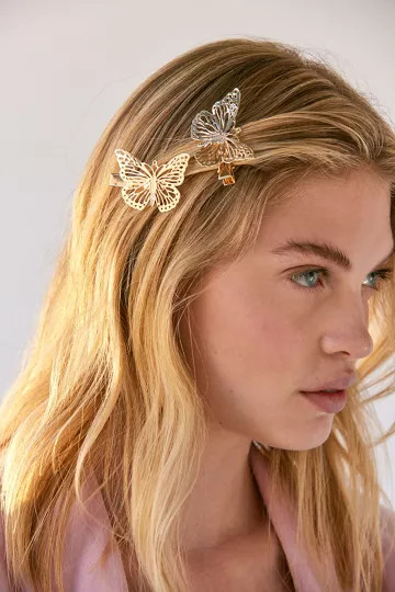 Butterfly Alligator Clip Set | Urban Outfitters (US and RoW)