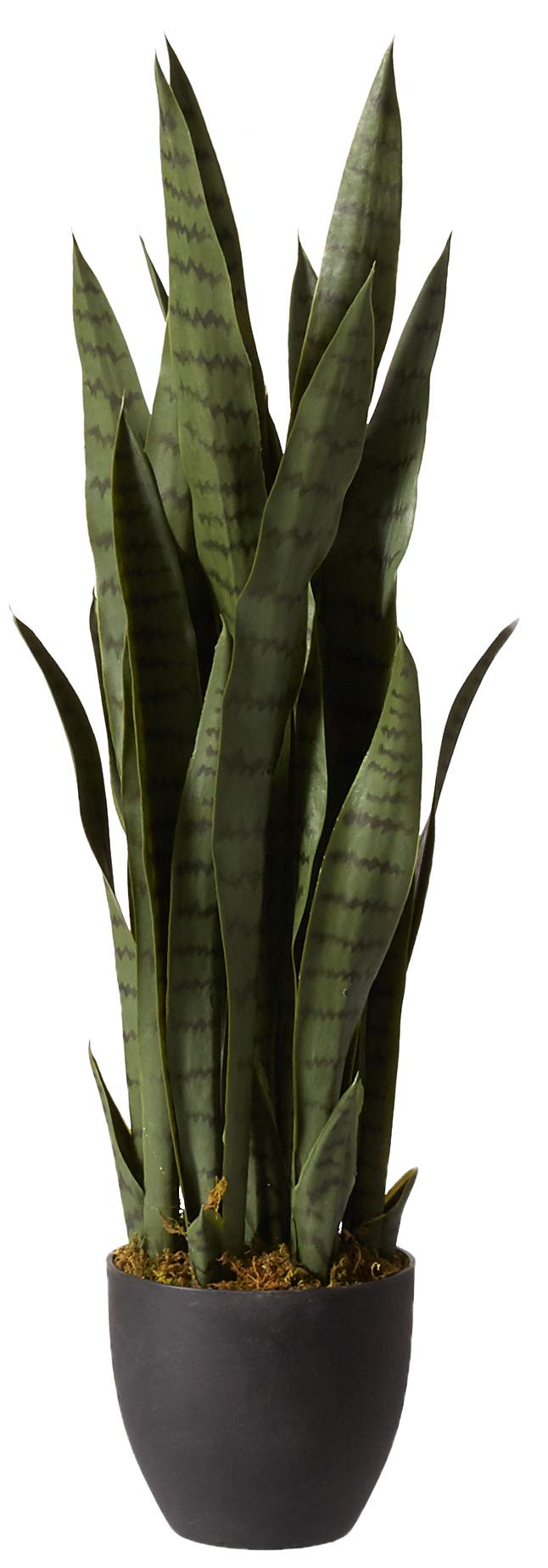 Nearly Natural 35-in Artificial Tall Snake Plant Sansevieria, Green Faux Snake Plant for Indoor H... | Amazon (US)