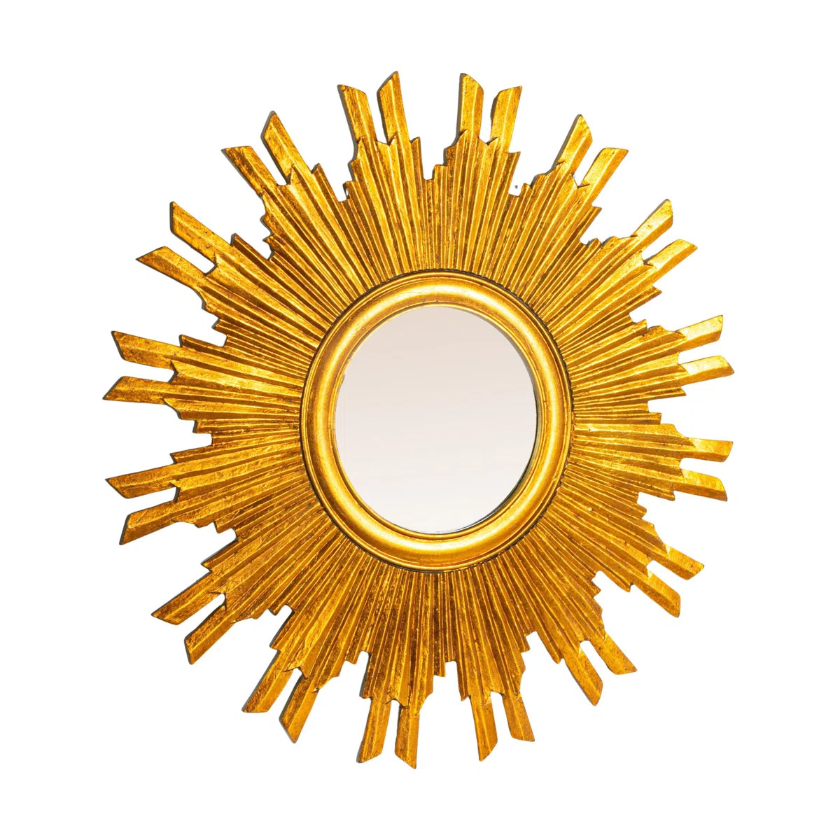 Round Sunburst Wall Mirror | Wayfair North America