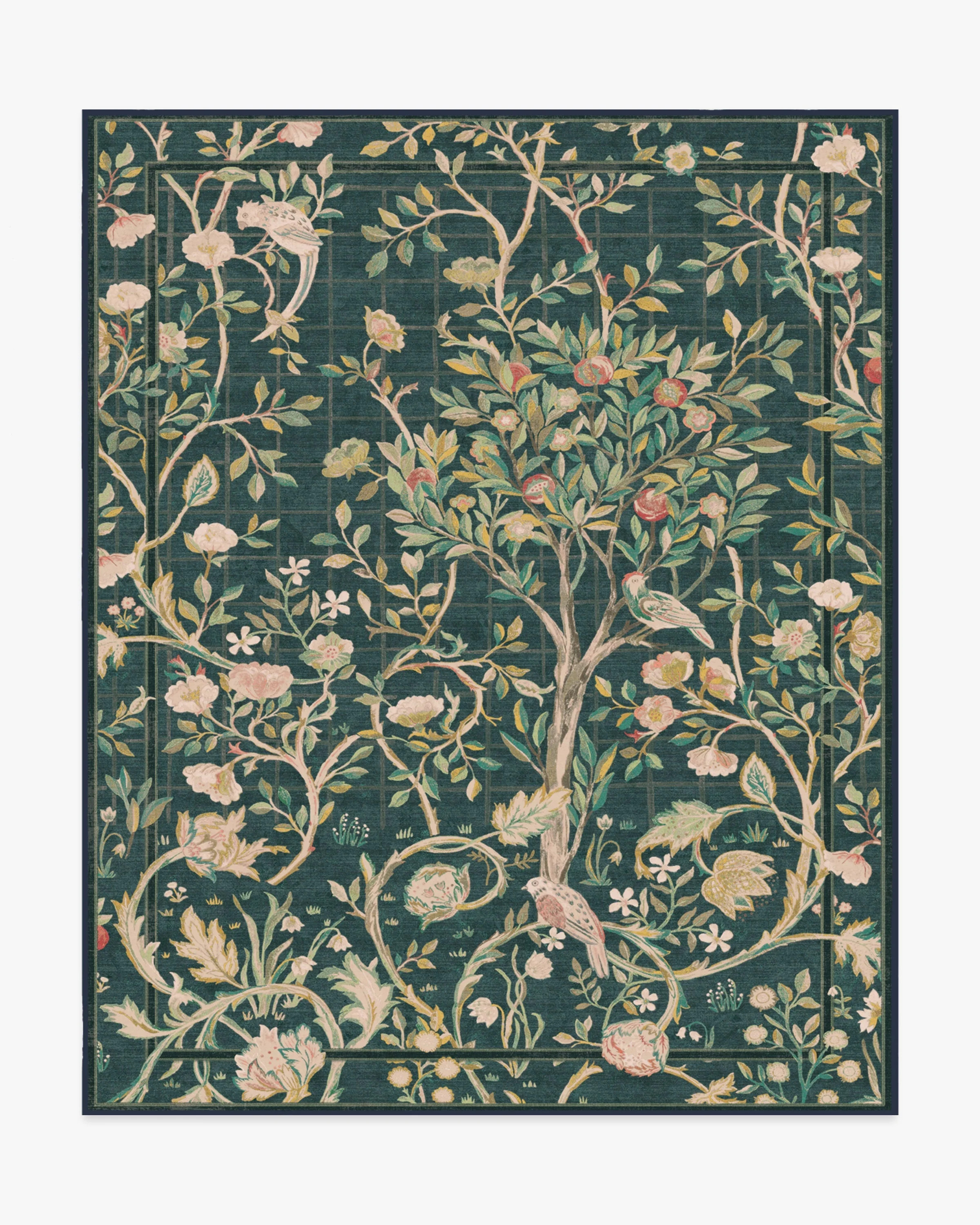 Melsetter Teal Green Rug | Ruggable