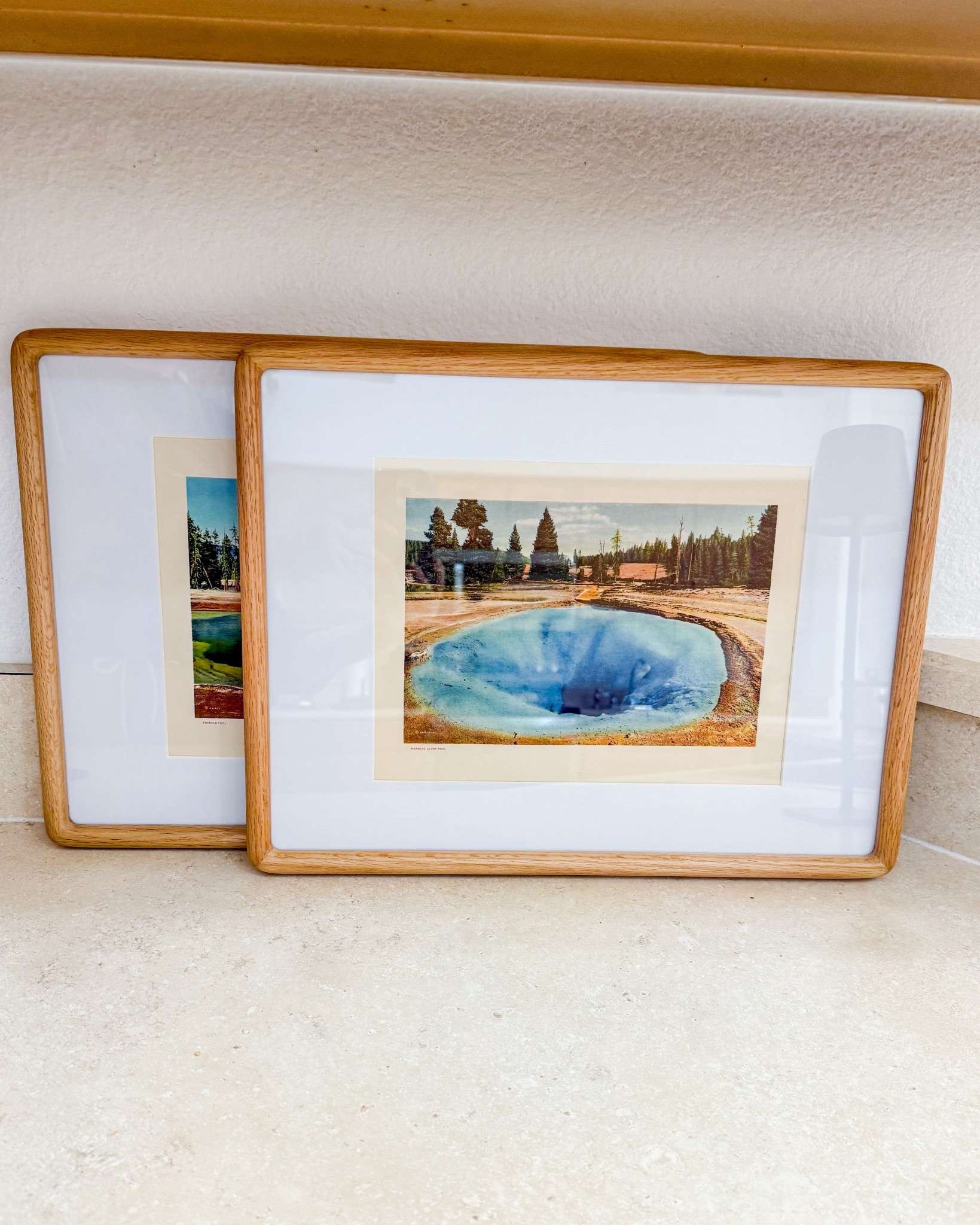 Stunning 12x16 Picture Frame Set of 2, Natural Solid Oak Wood Photo Frame with Tempered Glass, Handcrafted Rounded Corner

#LTKHome