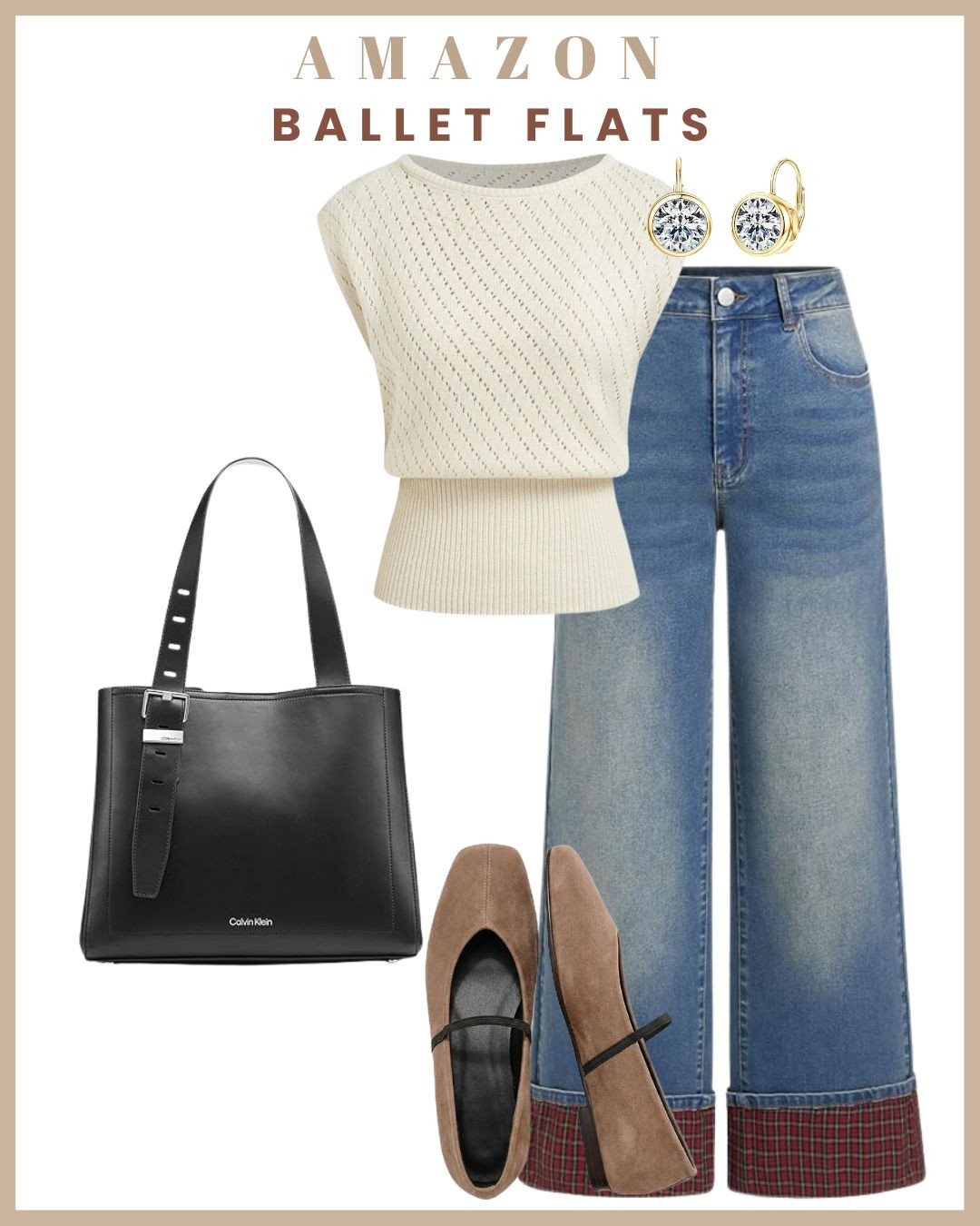 Ballet flats, but make them chic 🎀✨
Styled my favorite ballet flats with 3 effortless outfits that are perfect for everyday wear, brunch dates, and smart-casual moments 🙌

💙 Blue shirts for a fresh, playful summer look
🤍 White sweater top for soft, minimal girl vibes
🖤 Black wrap tie top for an elevated, feminine outfit moment ✨

Comfortable, timeless, and instantly Parisian — ballet flats really do go with everything 💫 

 #LTKgrwm #LTKootd #LTKPetite