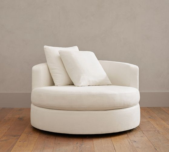 Balboa Swivel Chair | Pottery Barn (US)