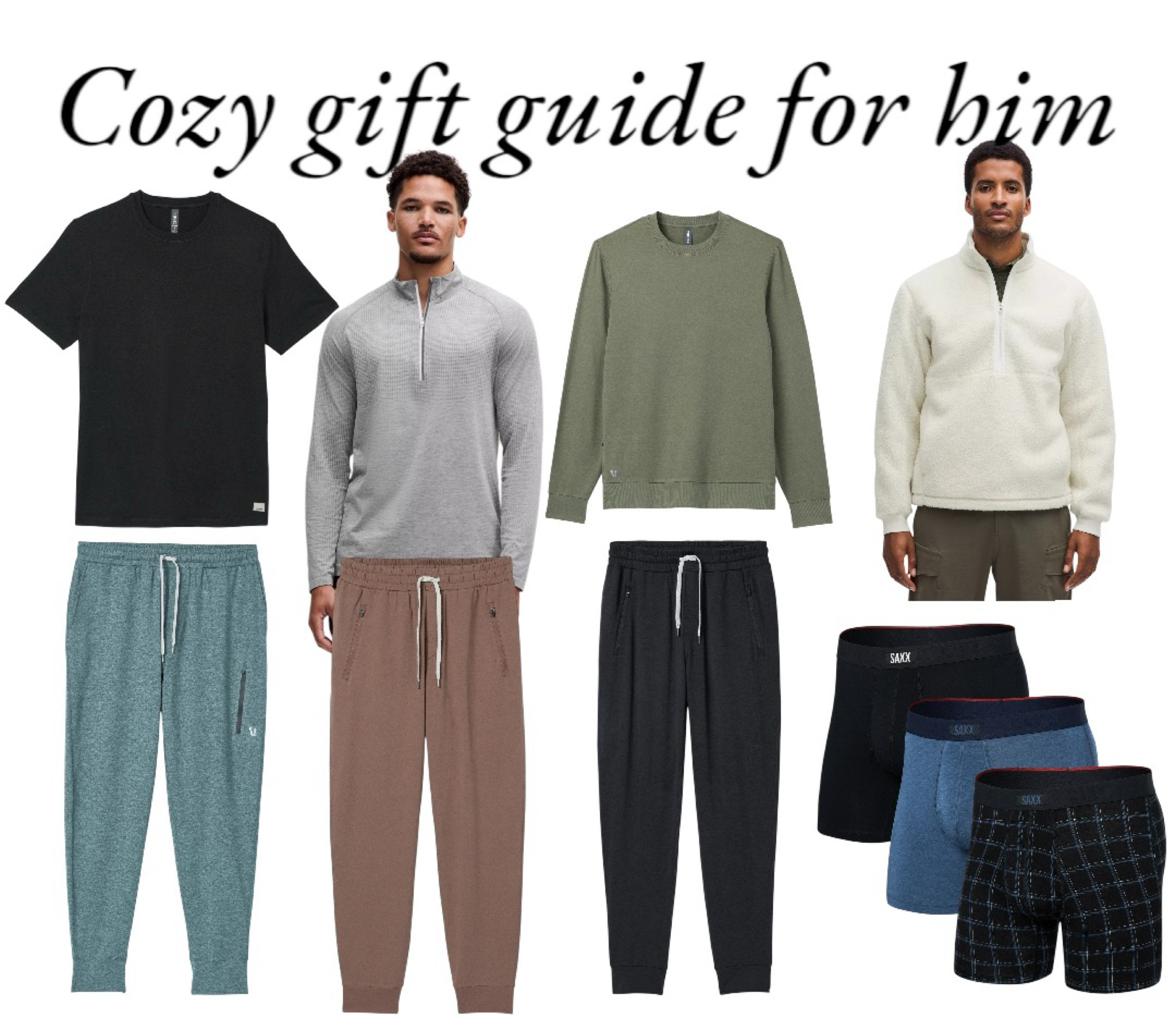 Cozy gift guide for him!!  Start your Christmas shopping early!

Vuori and Lululemon ✨

#LTKGiftGuide #LTKMens #LTKCyberWeek