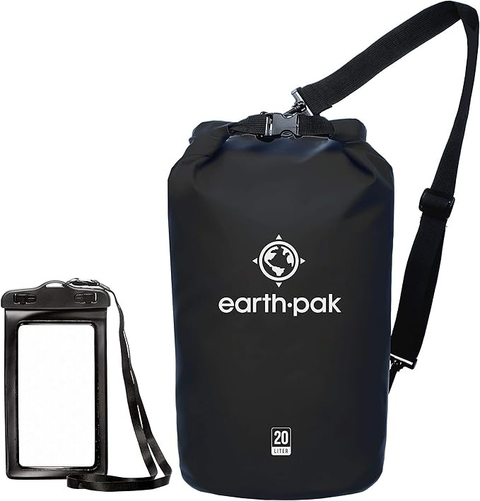 Earth Pak -Waterproof Dry Bag - Roll Top Dry Compression Sack Keeps Gear Dry for Kayaking, Beach,... | Amazon (US)