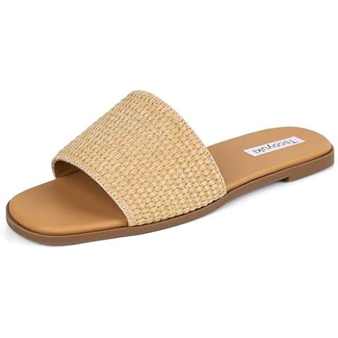 Steve Madden Women's Gracel Flat Sandal Slide | Amazon (US)