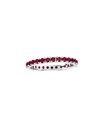 14K 0.80 ct. tw. Gemstone Eternity Ring | Rue La La