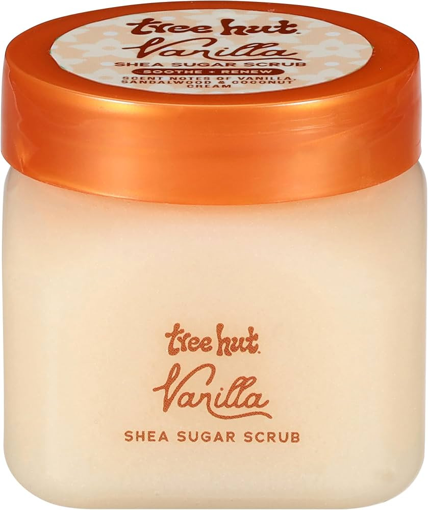 Tree Hut Mini Vanilla Body Scrub, Travel Size Sugar Scrub, 3.4 Oz | Amazon (US)