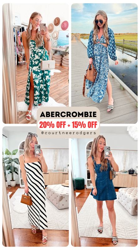 Abercrombie Dresses 20% off + 15% off with code: JENREED 🩷

•Green Dress (color is last year, comes in several colors now—size small)
•Blue Long Sleeve Maxi (XS Petite)
•Stripe Dress (size small regular)
•Denim Dress (Small petite)

Dresses, Abercrombie, spring outfits 

#LTKsalealert #LTKfindsunder100 #LTKstyletip