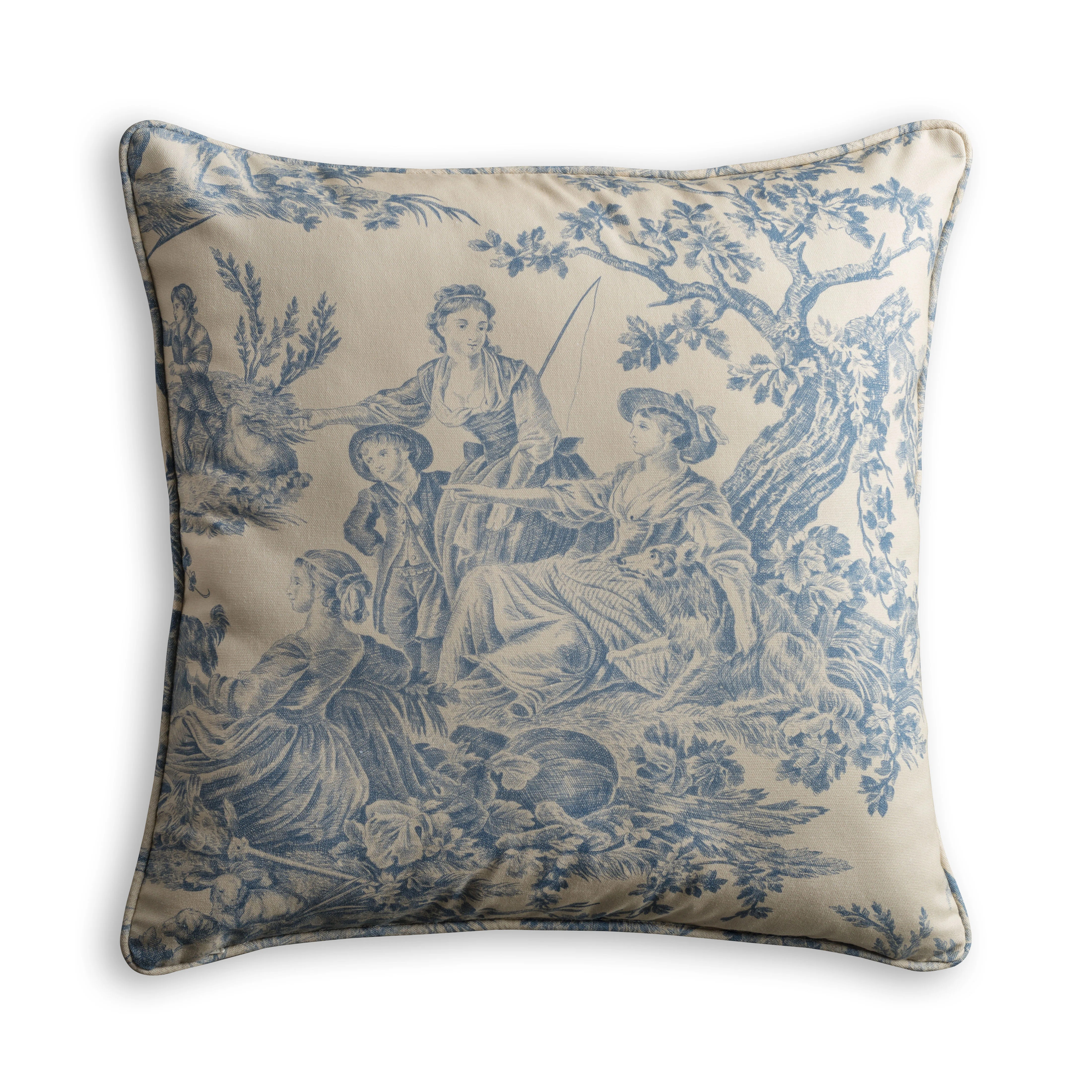 Maison D' Hermine The Miller 100% Cotton Toile Decorative Pillow Cover For Couch | Sofa | Cushion... | Wayfair North America